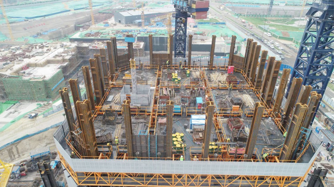 超高層山東國際金融中心（IFC）鋼結構安裝工程